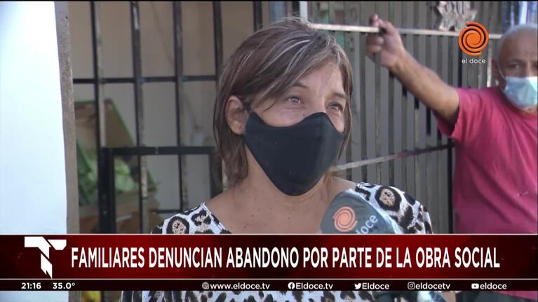 Familiares reclaman que el PAMI no se hace cargo de su madre enferma