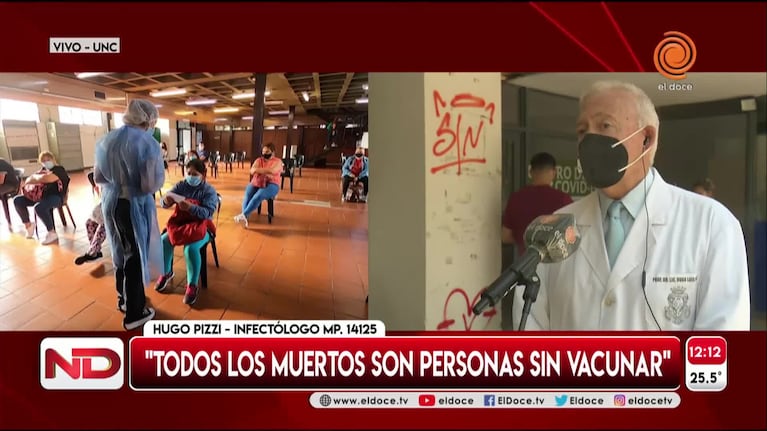 Coronavirus en Córdoba: "Todas las muertes registradas son de personas sin vacunar"