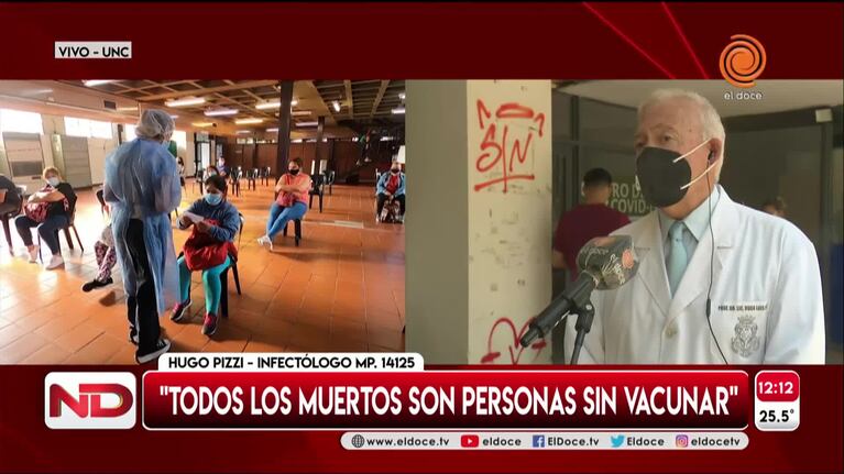 Coronavirus en Córdoba: "Todas las muertes registradas son de personas sin vacunar"