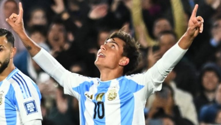 El gol de Dybala y el 3 a 0 de Argentina sobre Chile y el festejo alocado de Oriana Sabatini