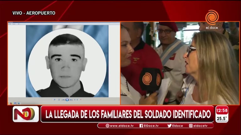 Héroes: regresaron las hermanas del soldado cordobés