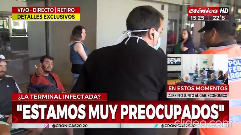 Un chileno dijo que tenía coronavirus y tosió en la cara
