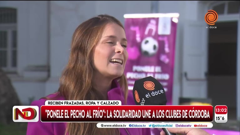 "Ponele el pecho al frío": la campaña solidaria de la UNC junto con clubes cordobeses de fútbol