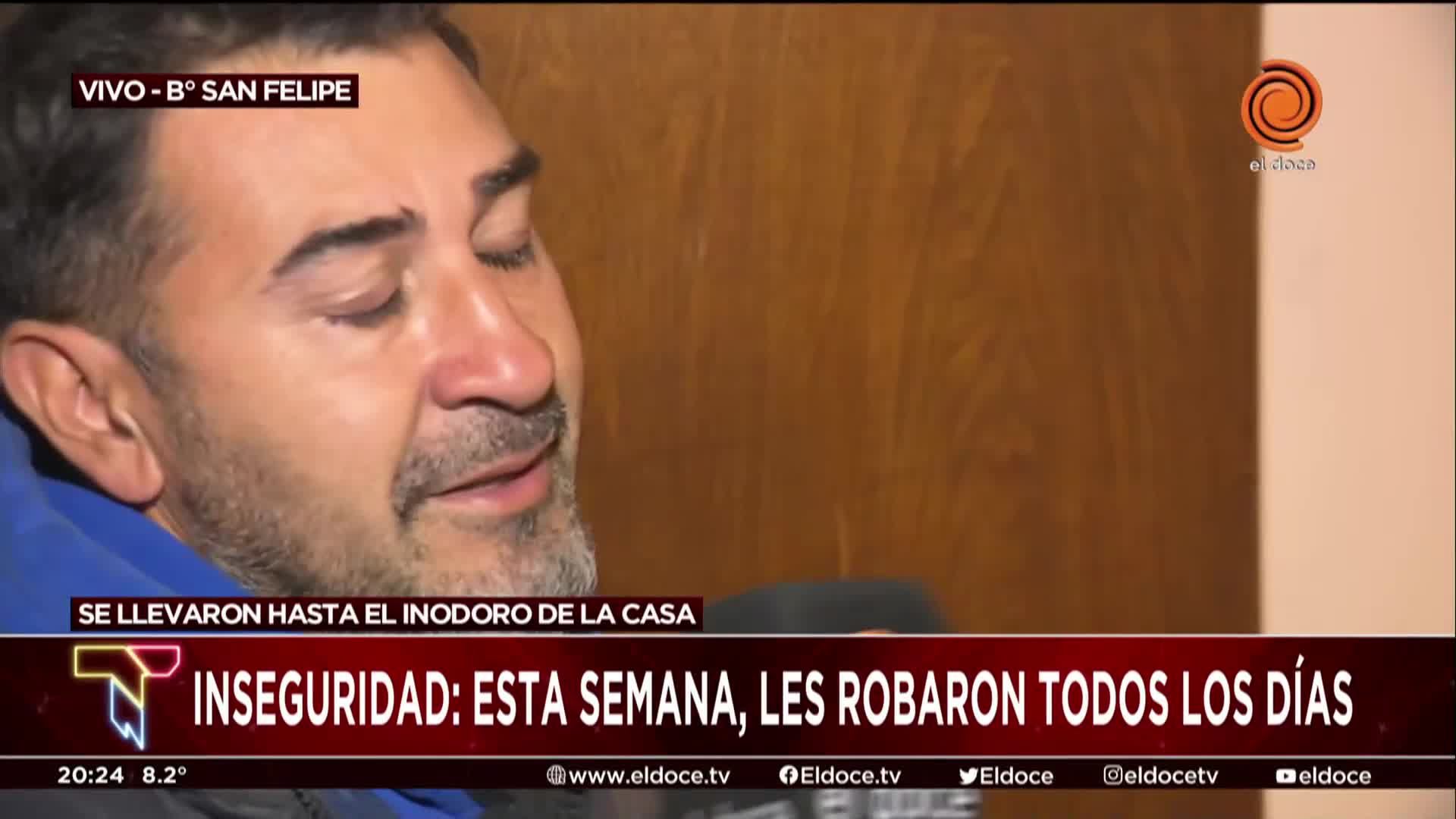 La impotencia de un vecino al sufrir siete robos consecutivos en su casa