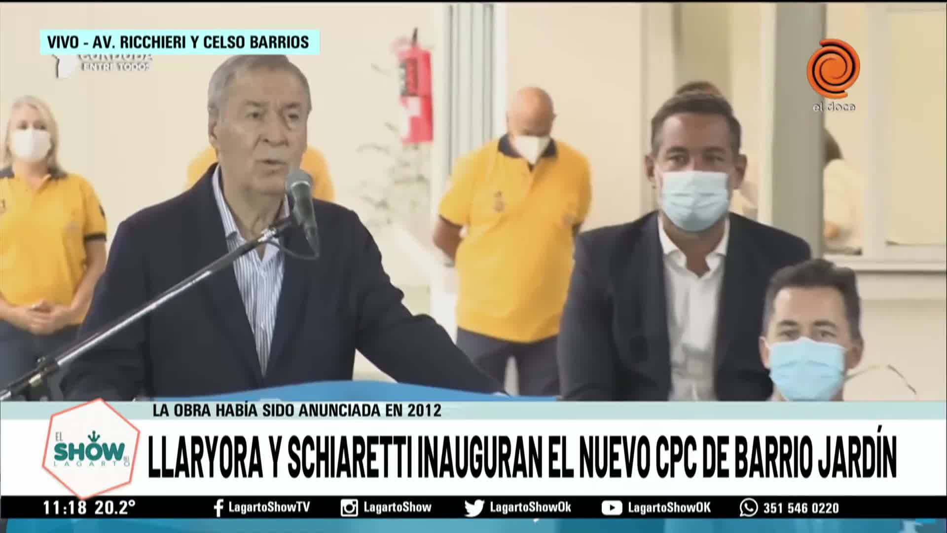 Llaryora se quejó por los subsidios nacionales 