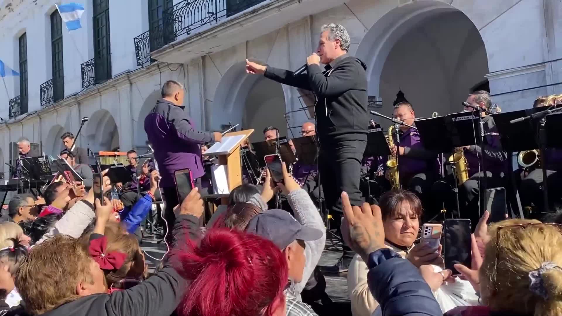 Fernando Bladys, presente en la fiesta del cuarteto