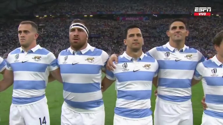 La emoción de los Pumas en su debut del Mundial