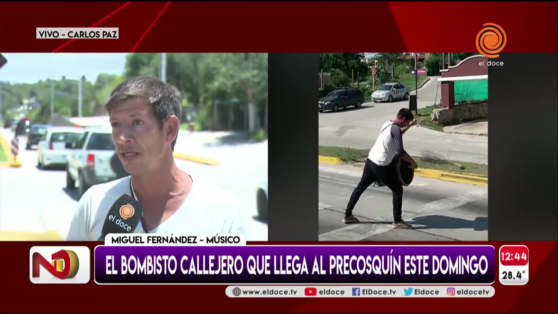 El músico callejero que competirá en el Pre Cosquín