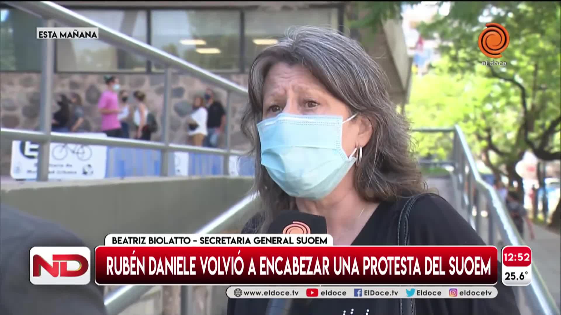 La secretaria general del SUOEM, sobre el regreso de Daniele: "No es nada raro"