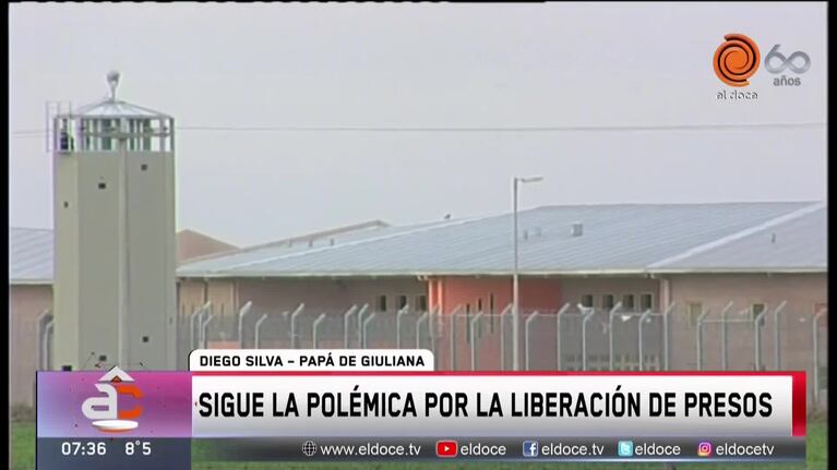 El padre de Giuliana Silva teme por la liberación de presos