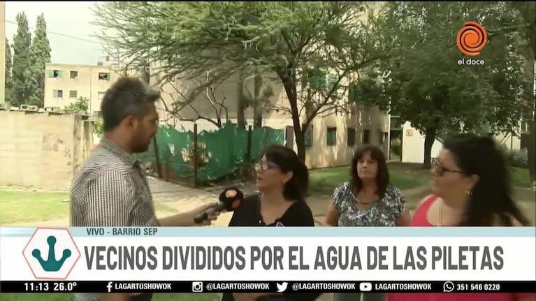 Discordia por el uso del agua para piletas en barrio SEP