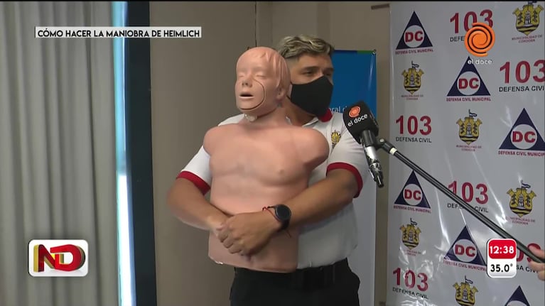 Cómo se realiza la maniobra de Heimlich