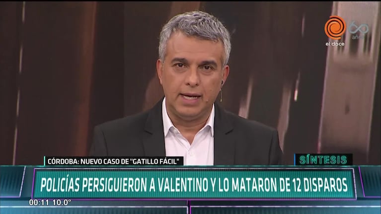El dolor de Mario Massaccesi por la muerte de Valentino Blas Correas