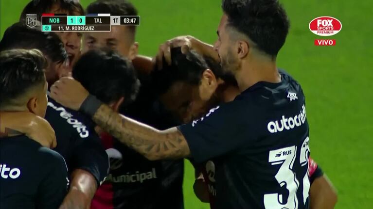 El gol de Maxi Rodríguez para Newell's contra Talleres