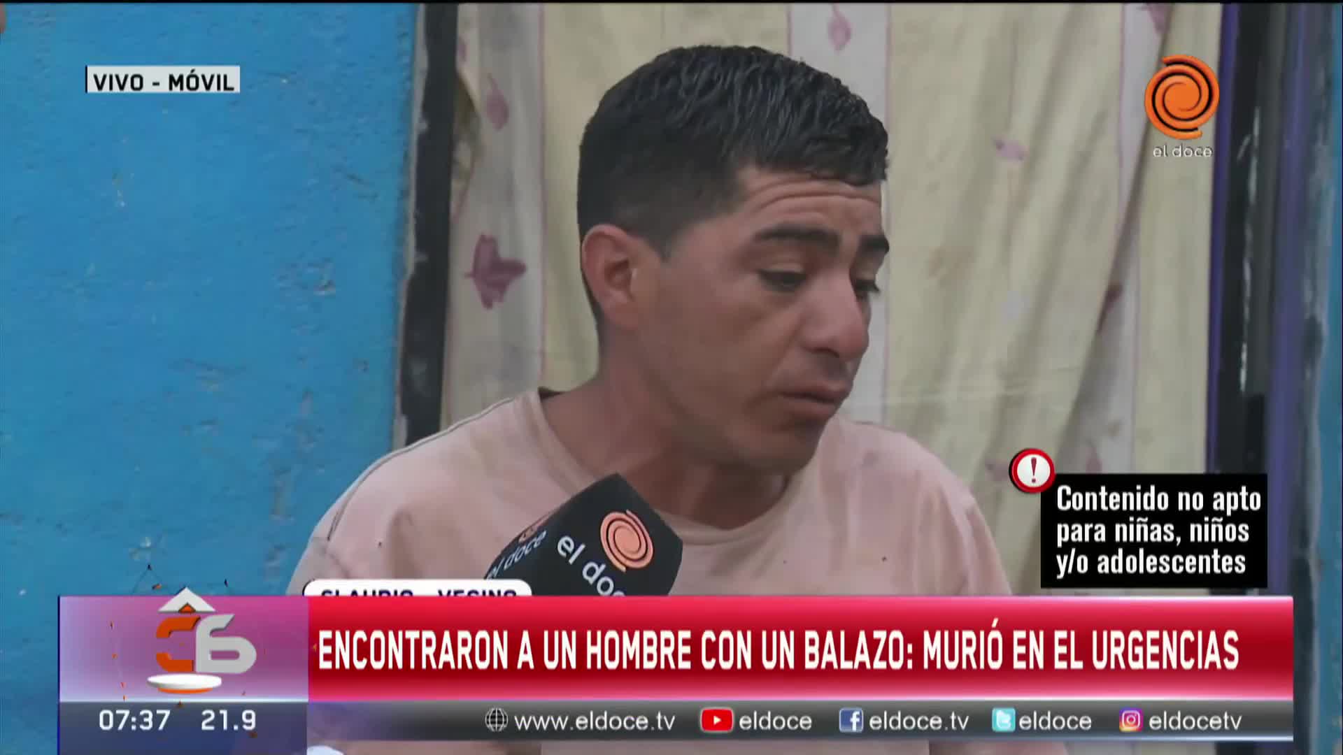 Un hombre murió tras recibir un balazo en la cabeza