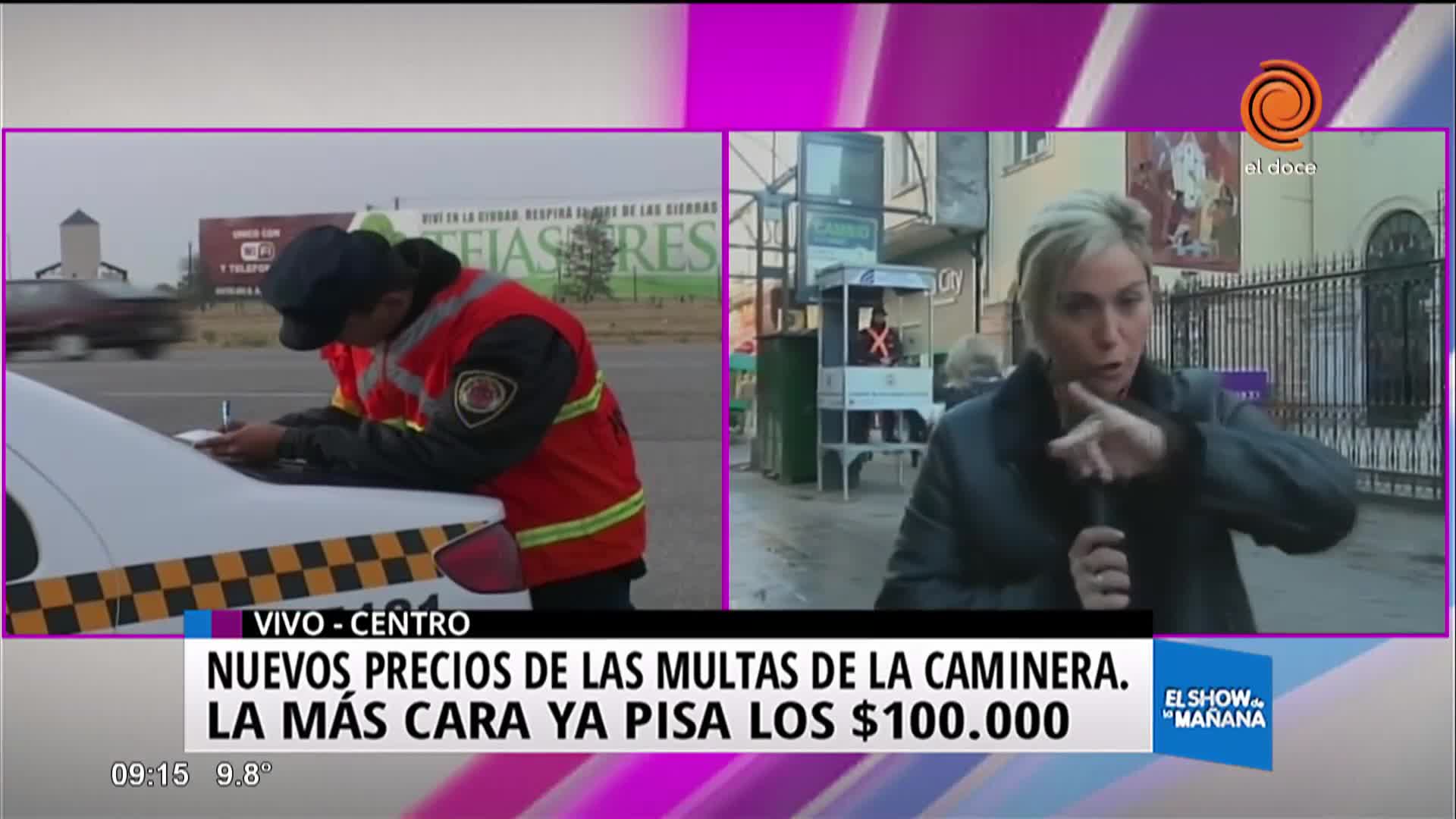 Las multas de la policía caminera ya alcanzan los 95 mil pesos