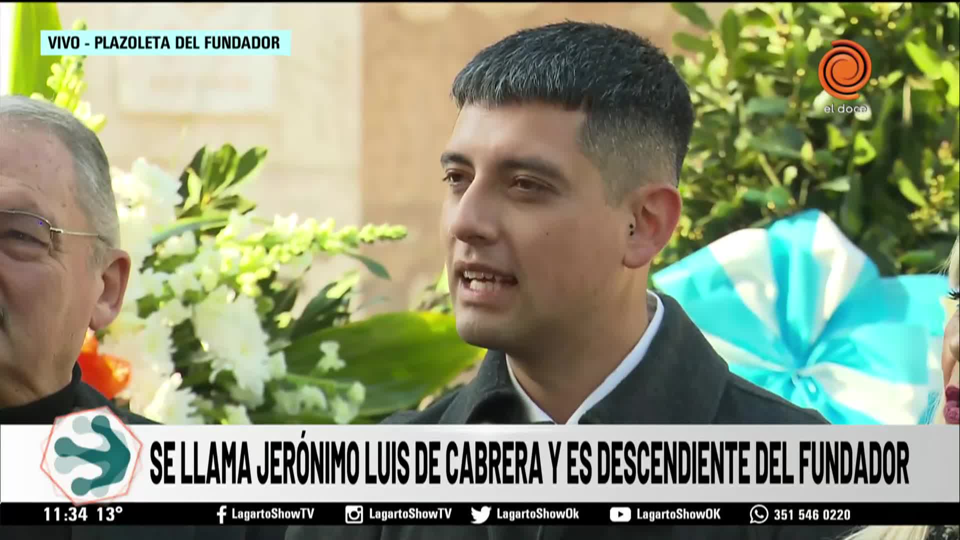 Jerónimo Luis de Cabrera, descendiente del fundador