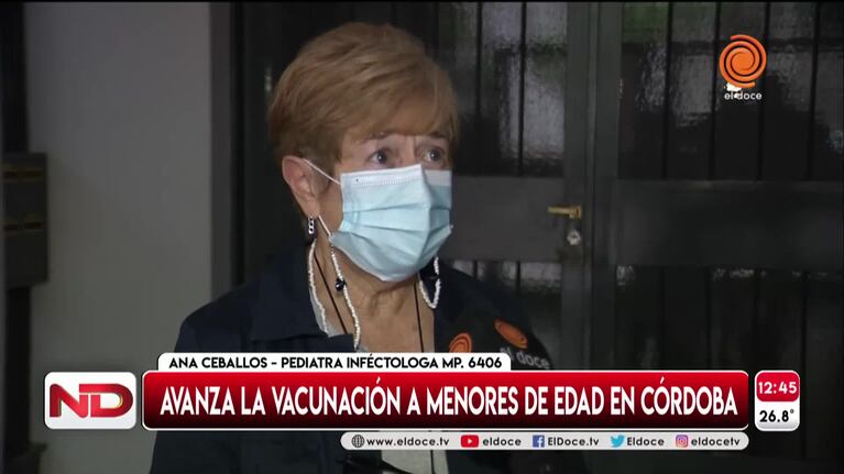 Coronavirus: avanza la vacunación en los menores