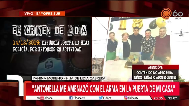 Yanina Moreno aseguró que Antonella Bonaldi también las amenazaba 