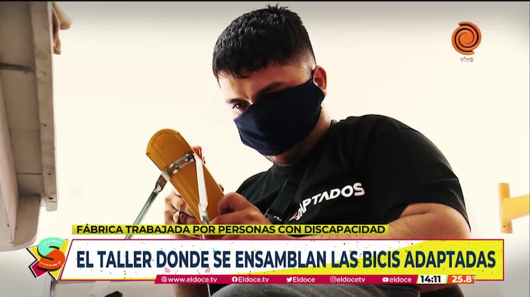 El taller dónde se fabrican las bicis adaptadas