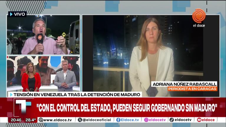 Periodista de Caracas explicó la situación en Telenoche