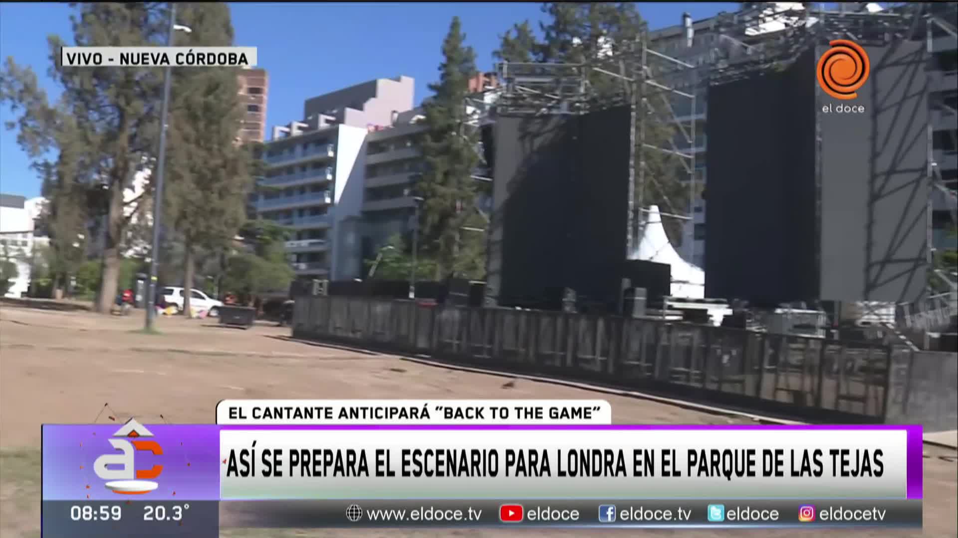 Se viene la avant premiere del nuevo disco de Londra en el Parque de Las Tejas