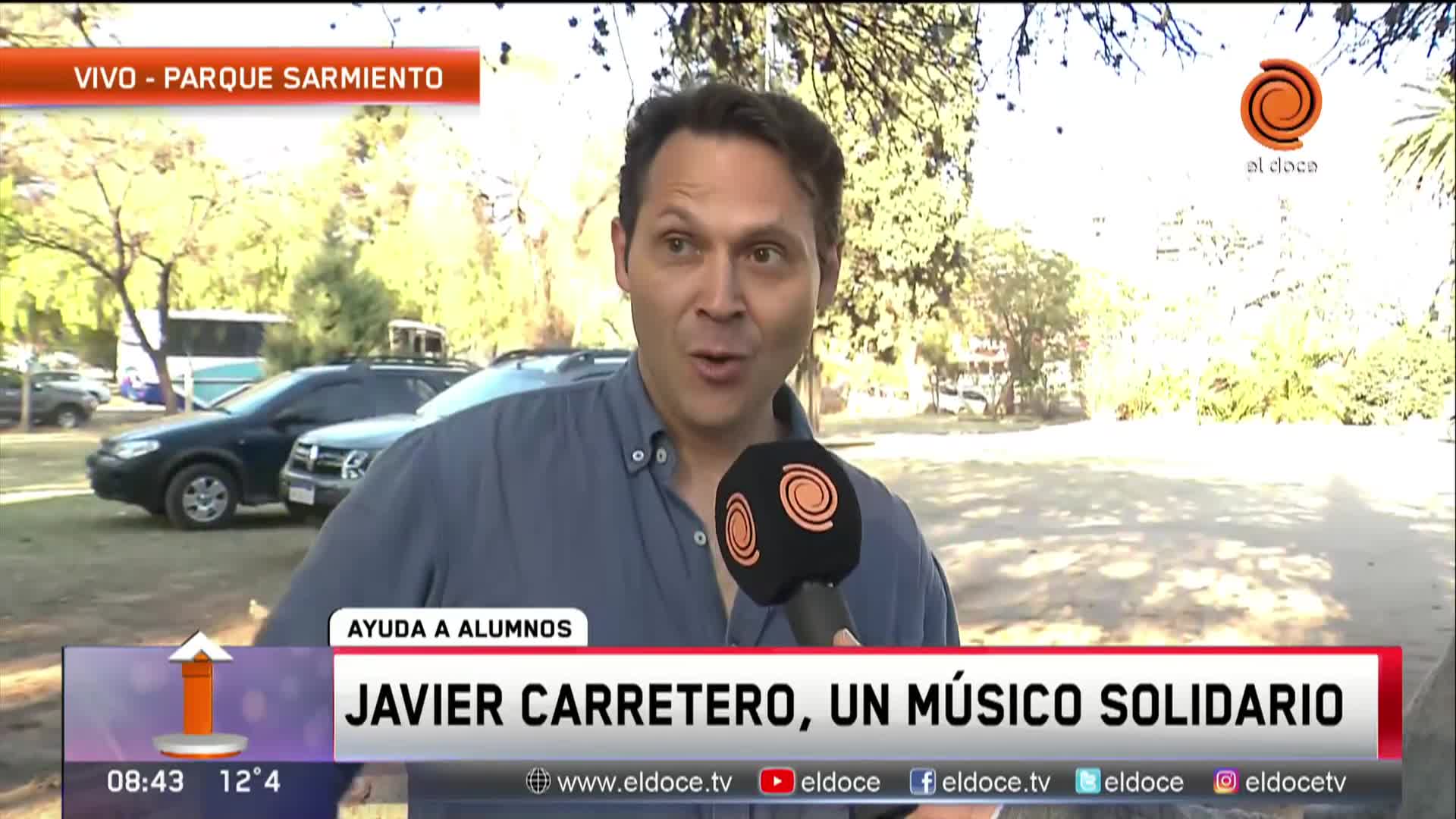 Javier Carretero, un músico solidario