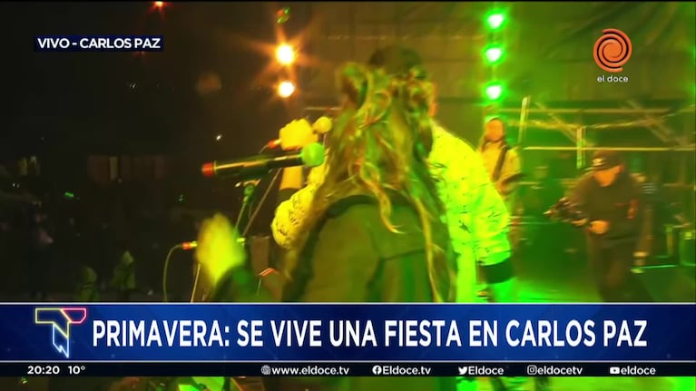 El festejo del Día de la Primavera desde Carlos Paz