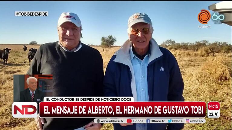 El hermano de Gustavo Tobi recordó la infancia del periodista