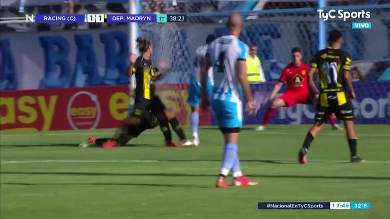 Los goles del triunfo de Racing ante Deportivo Madryn