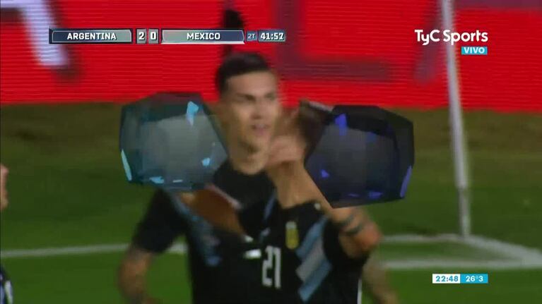 Dybala hizo su primer gol con la Selección