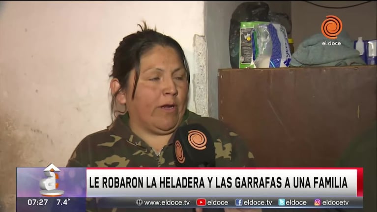 Robo en Bº Las Flores: tienen 6 hijos y necesitan ayuda