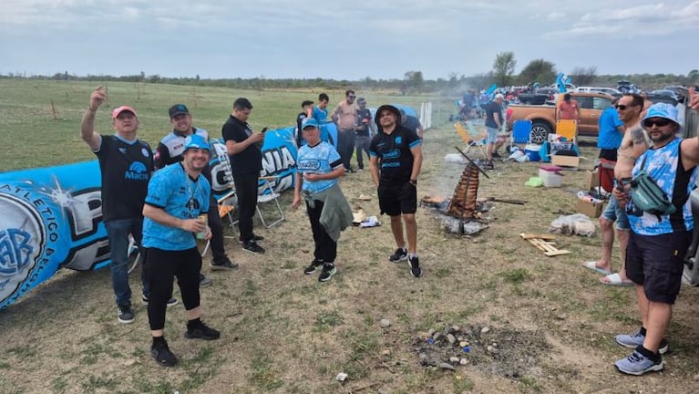 Ilusión pirata por Copa Argentina: el desopilante show de un rosarino fanático de Belgrano en San Luis