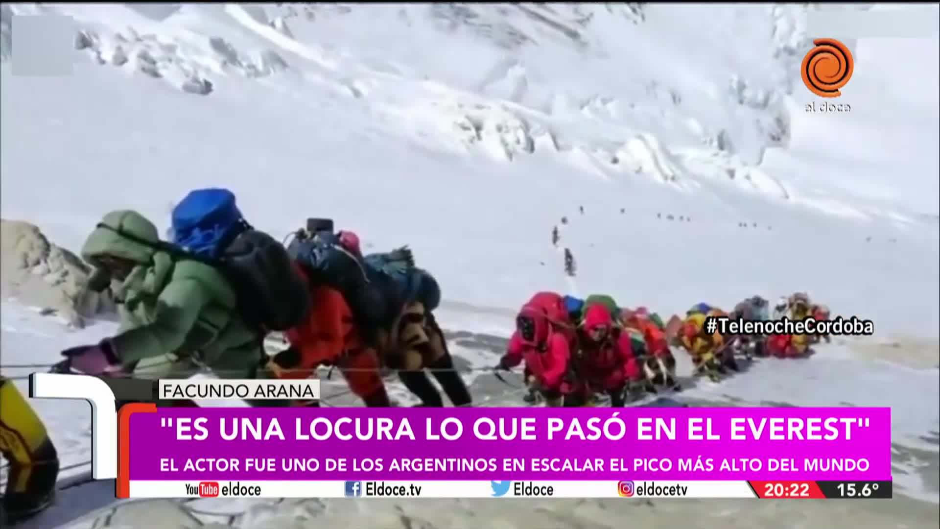 Facundo Arana y sus dos pasiones: el teatro y el montañismo