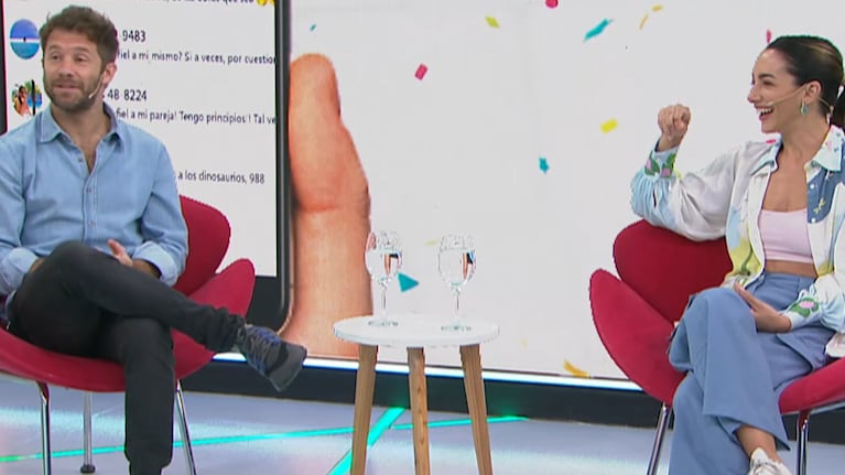 Nico Riera y Thelma Fardín en la previa de San Valentín: “Somos muy románticos”