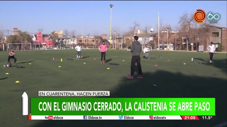 Calistenia, el deporte permitido en la cuarentena