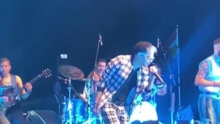 Jean Carlos llevó el mambo al show de Los Caligaris
