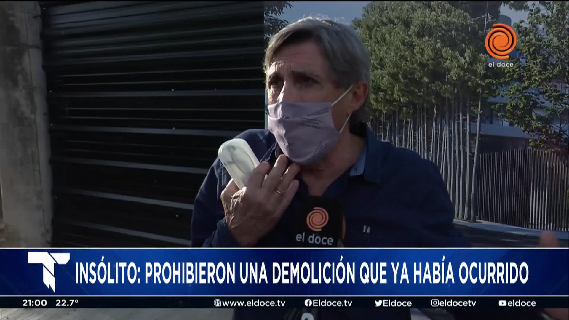 Prohibieron una demolición que ya había ocurrido: la preocupación de los vecinos