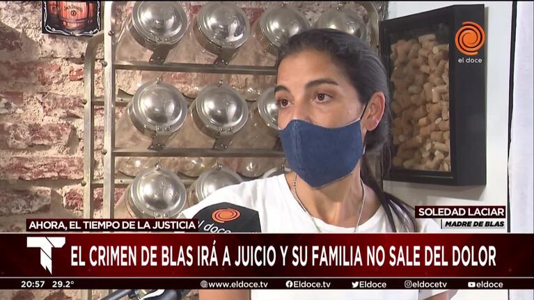 Habló la madre de Blas Correas tras enterarse que la causa irá a juicio