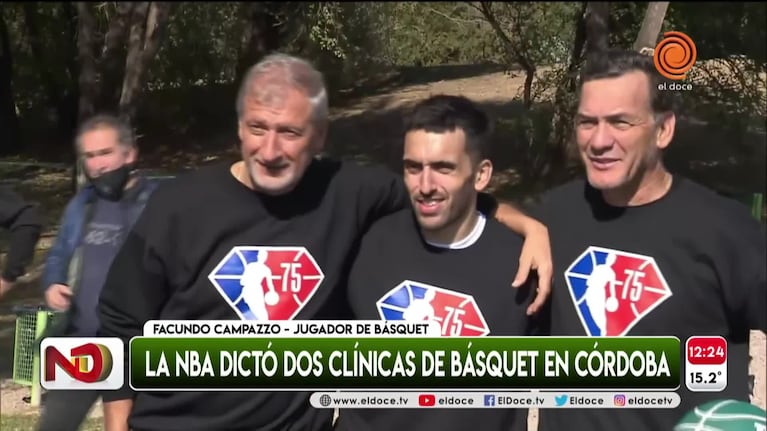 Campazzo estrenó una cancha NBA y contó cómo pasa sus días en Córdoba