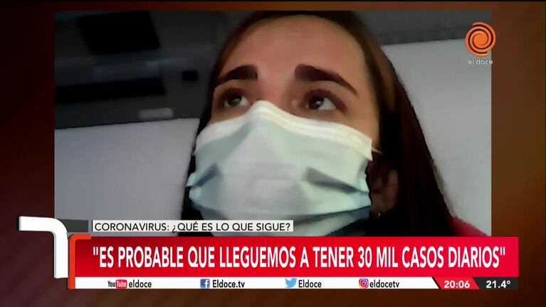 Segunda ola: un infectólogo advirtió que "es probable que haya 30 mil casos diarios"