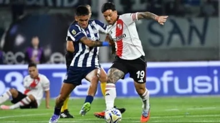 El gol anulado a Talleres en el partido ante River en el Kempes