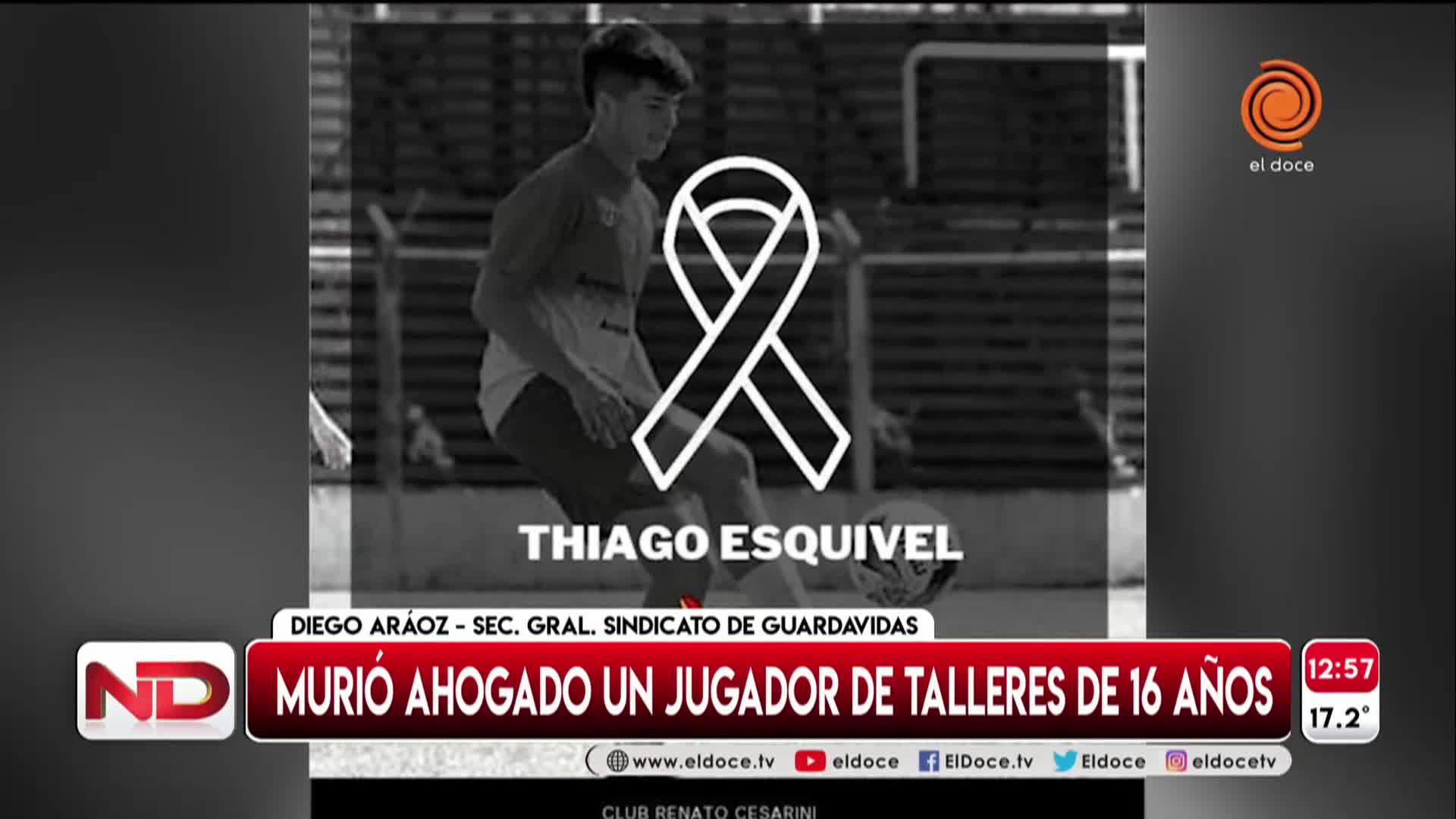 La muerte del juvenil de Talleres: aseguran que no hay guardavidas