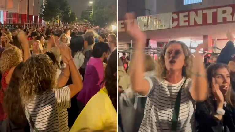 El enojo del público a la salida del frustrado show de Luis Miguel Córdoba