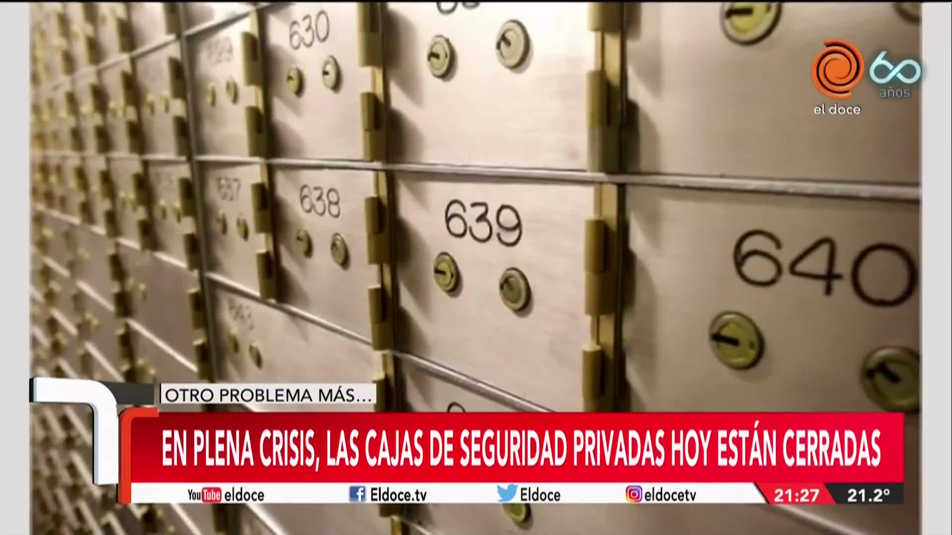 Las cajas de seguridad privadas, cerradas en la crisis