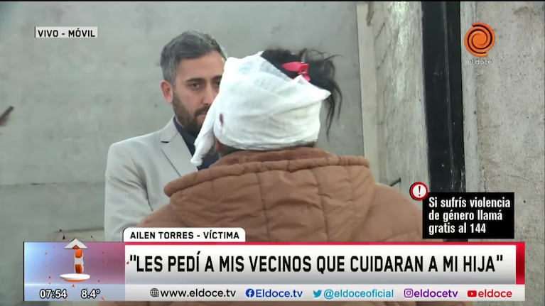 El duro relato de la joven baleada por su pareja