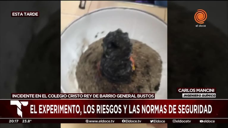 Cómo es el experimento que quemó a chicos en un colegio de Córdoba