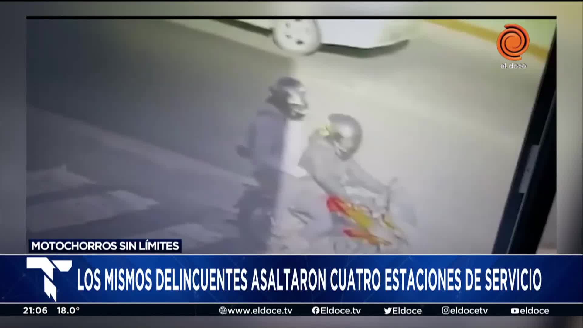 Motochoros asaltaron cuatro estaciones de servicio en el mismo día