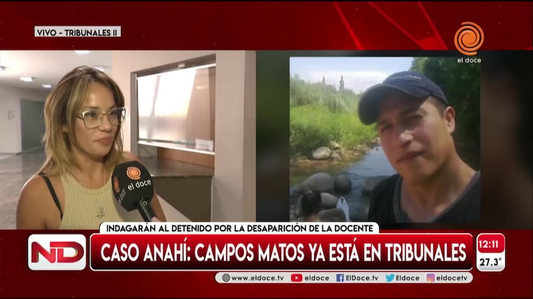 Campos Matos se negó a declarar por la desaparición de Anahí Bulnes