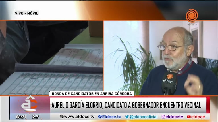 Ronda de candidatos: García Elorrio quiere gobernar para los que “no tienen voz”